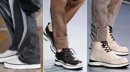 ​Модные цветовые решения в мужской обуви