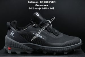 Мужские кроссовки Salomon CROSSOVER лицензия Black/White LV
