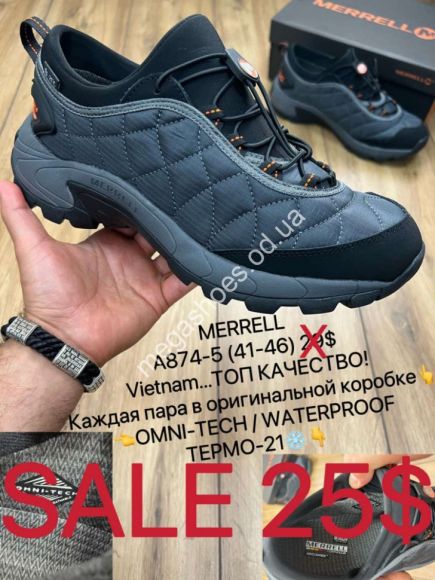 Мужская обувь - Мужские кроссовки Merrell Waterpoof термо A874-5 MX - купить оптом в Одессе
