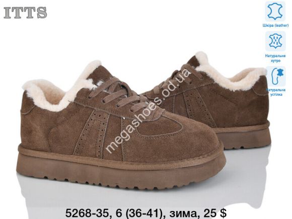 Женская обувь - Кроссовки ITTS зима 5268-35 TS - купить оптом в Одессе