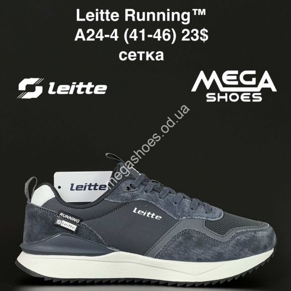 Мужская обувь - Мужские кроссовки Leitte Running™ сетка A24-4 NA - купить оптом в Одессе