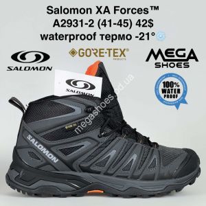 Мужские кроссовки Salomon XA Forces™ waterproof термо -21° A2931-2 SU