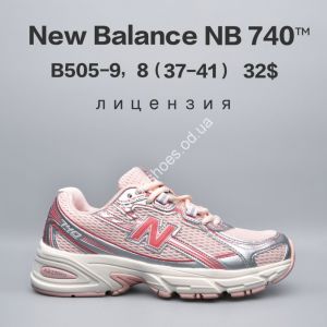 Кроссовки New Balance NB 740™ лицензия B505-9 FU Кроссовки New Balance NB 740™ лицензия B505-9 FU