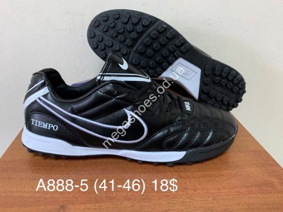Мужская обувь - Мужские сороконожки Nike Tiempo A888-5 FB - купить оптом в Одессе