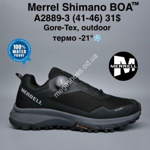 Мужские кроссовки Merrell Shimano BOA™ gore-tex, outdoor, термо -21° A2889-3 MG