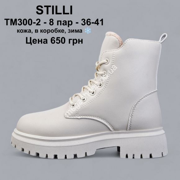 Женская обувь - Ботинки Stilli кожа зима TM300-2 WB - купить оптом в Одессе Женская обувь - Ботинки Stilli кожа зима TM300-2 WB - купить оптом в Одессе