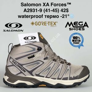 Мужские кроссовки Salomon XA Forces™ waterproof термо -21° A2931-9 SU