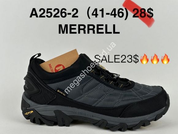 Мужская обувь - Мужские кроссовки Merrell Waterproof термо A2526-2 SU - купить оптом в Одессе