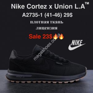 Мужские кроссовки Nike Cortez x Union L.A™ плотная ткань, лицензия A2735-1 MG
