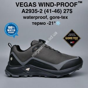 Мужские кроссовки VEGAS WIND-PROOF™ waterproof, gore-tex, термо -21° A2935-2 MG