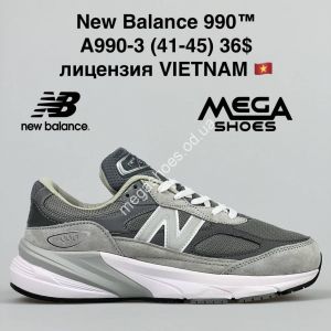 Мужские кроссовки New Balance 990 A990-3 VT