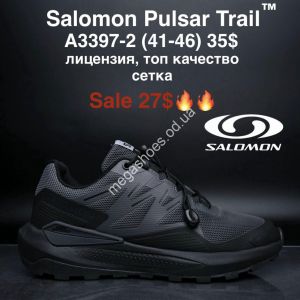 Мужские кроссовки Salomon Pulsar Trail™ лицензия, топ качество, сетка A3397-2 MG