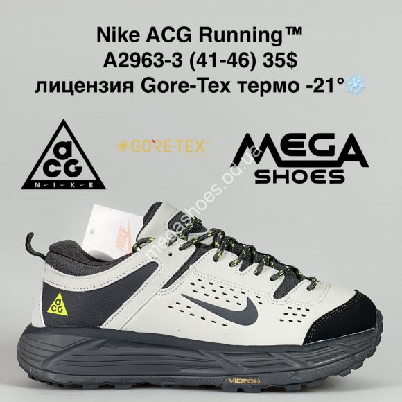 Мужская обувь - Мужские кроссовки Nike ACG Running™ лицензия Gore-Tex термо -21° A2963-3 BH - купить оптом в Одессе