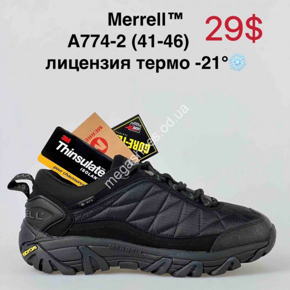 Мужская обувь - Мужские кроссовки Merrell™ лицензия термо -21° A774-2 ZS - купить оптом в Одессе