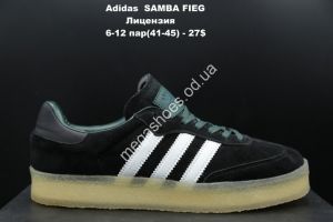 Мужские кроссовки Adidas SAMBA FIEG лицензия Black LV