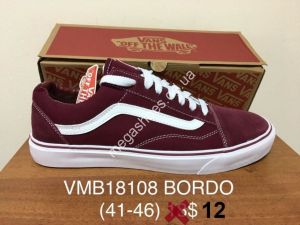 Мужские кеды Vans VMB18108 Bordo FB