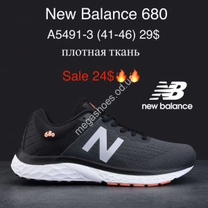Мужские кроссовки New Balance 680 плотная ткань A5491-3 MG Мужские кроссовки New Balance 680 плотная ткань A5491-3 MG