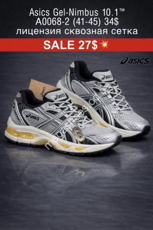 Мужские кроссовки Asics Gel-Nimbus 10.1 лицензия, сетка A0068-2 FL Мужские кроссовки Asics Gel-Nimbus 10.1 лицензия, сетка A0068-2 FL