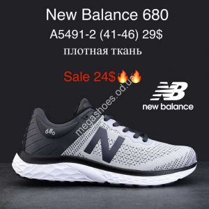 Мужские кроссовки New Balance 680 плотная ткань A5491-2 MG Мужские кроссовки New Balance 680 плотная ткань A5491-2 MG