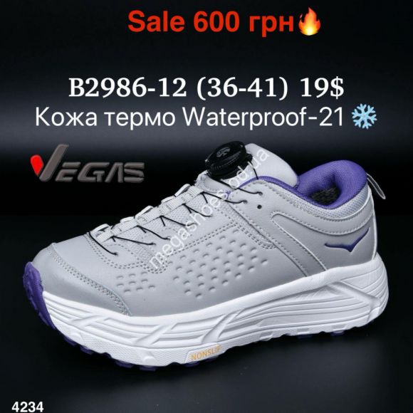 Женская обувь - Кроссовки Supo Vegas Low GTX Climberproof™ кожа термо waterproof -21° B2986-12 ER - купить оптом в Одессе