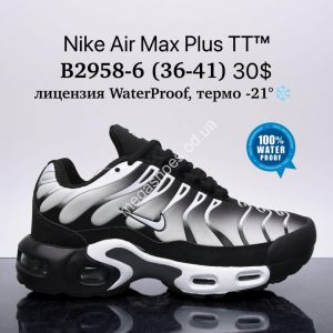 Кроссовки Nike Air Max Plus TT™ лицензия, waterproof, термо -21° B2958-6 SU