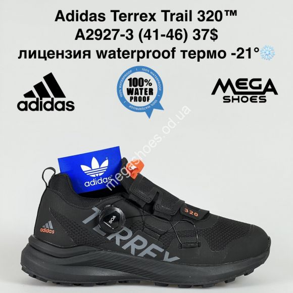 Мужская обувь - Мужские кроссовки Adidas Terrex Trail 320™ лицензия waterproof термо -21° A2927-3 BH - купить оптом в Одессе