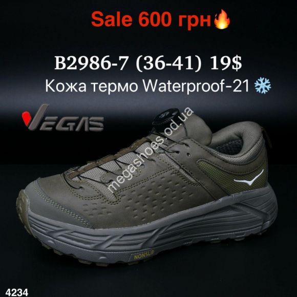 Женская обувь - Кроссовки Supo Vegas Low GTX Climberproof™ кожа термо waterproof -21° B2986-7 ER - купить оптом в Одессе