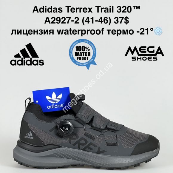 Мужская обувь - Мужские кроссовки Adidas Terrex Trail 320™ лицензия waterproof термо -21° A2927-2 BH - купить оптом в Одессе