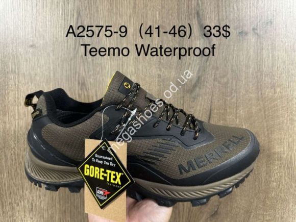 Мужская обувь - Мужские кроссовки Merrell Gore Tex термо A2575-9 SU - купить оптом в Одессе