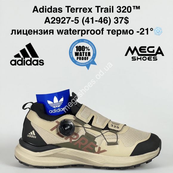 Мужская обувь - Мужские кроссовки Adidas Terrex Trail 320™ лицензия waterproof термо -21° A2927-5 BH - купить оптом в Одессе