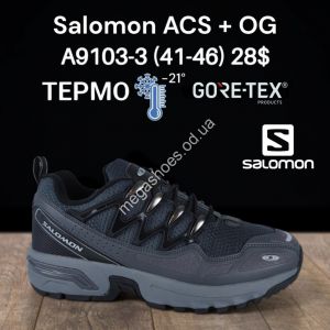 Мужские кроссовки Salomon ACS + OG ТЕРМО -21° GORE-TEX A9103-3 FT