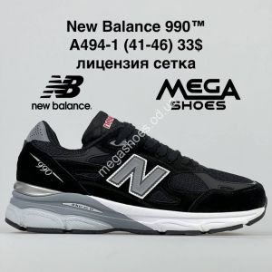 Мужские кроссовки New Balance USA 990 V6™ лицензия, сетка A494-1 NA