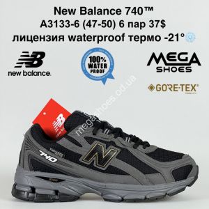 Мужские кроссовки великаны New Balance 740™ лицензия waterproof термо -21° A3133-6 BH