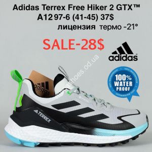 Мужские кроссовки Adidas Terrex Free Hiker 2 GTX™ лицензия, термо -21° A1297-6 FL