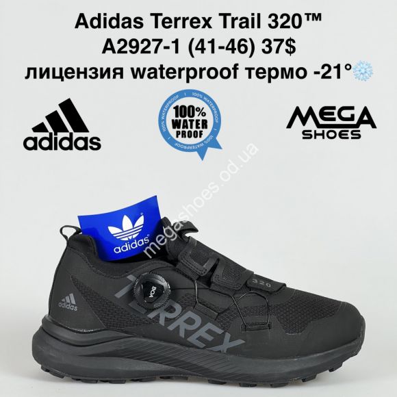 Мужская обувь - Мужские кроссовки Adidas Terrex Trail 320™ лицензия waterproof термо -21° A2927-1 BH - купить оптом в Одессе