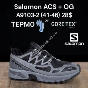 Мужские кроссовки Salomon ACS + OG ТЕРМО -21° GORE-TEX A9103-2 FT