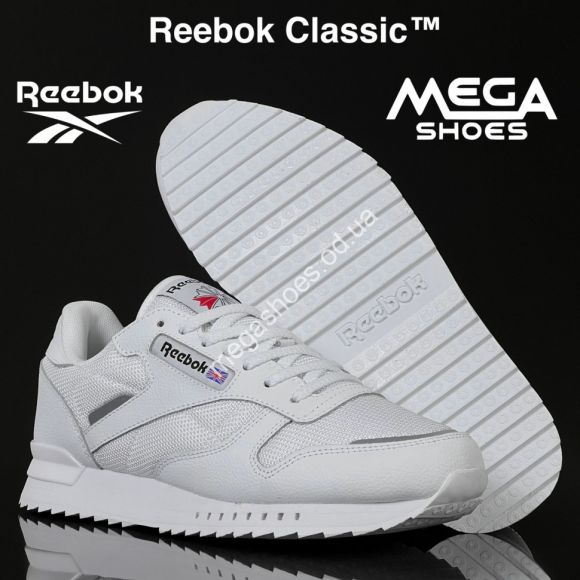 Мужская обувь - Мужские кроссовки Reebok Classic™ лицензия, кожа, сетка A355-7 ZS - купить оптом в Одессе