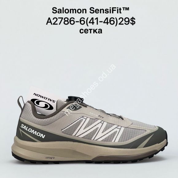 Мужская обувь - Мужские кроссовки Salomon SensiFit™ сетка A2786-6 BH - купить оптом в Одессе