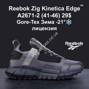 Мужские кроссовки Reebok Zig Kinetica Edge™ Gore-Tex лицензия зима A2671-2 MG