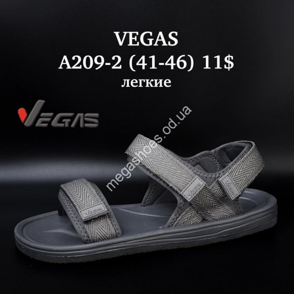 Женская обувь - Мужские босоножки Vegas лёгкие A209-2 SU - купить оптом в Одессе