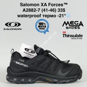 Мужские кроссовки Salomon XA Forces™ waterproof термо -21° A2882-7 BH