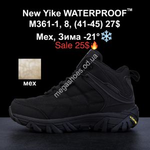 Мужские кроссовки New Yike WATERPROOF™ мех, зима -21° M361-1 KL