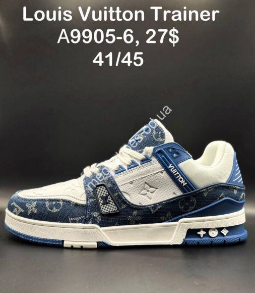 Мужская обувь - Мужские кроссовки Louis Vuitton Trainer A9905-6 SP - купить оптом в Одессе