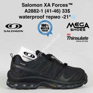 Мужские кроссовки Salomon XA Forces™ waterproof термо -21° A2882-1 BH