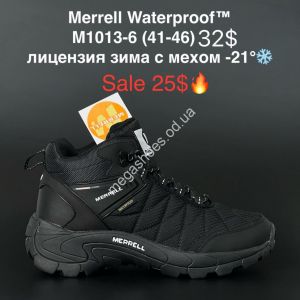 Мужские ботинки Merrell Waterproof™ лицензия зима с мехом -21° M1013-6 KL