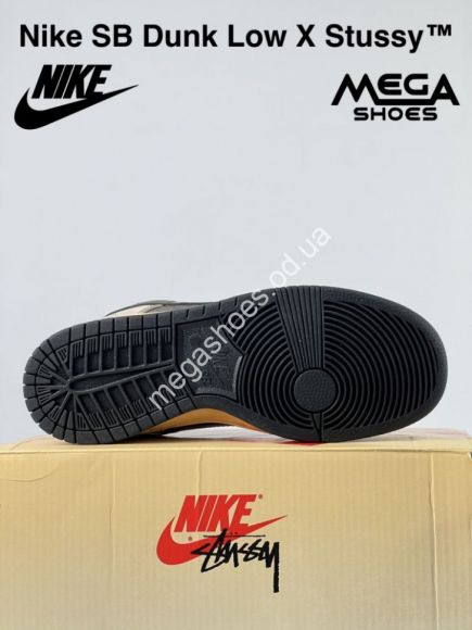 Мужская обувь - Мужские кроссовки Nike SB Dunl Low X Stussy White/Beige LV - купить оптом в Одессе