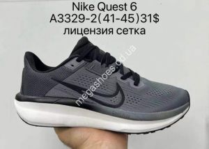 Мужские кроссовки Nike Quest 6™ лицензия, сетка A3329-2 SU