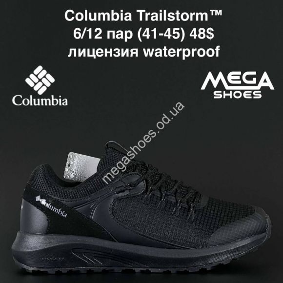 Мужская обувь - Мужские кроссовки Columbia Trailstorm™ лицензия waterproof Black GS - купить оптом в Одессе