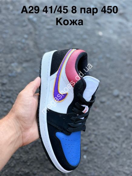Мужская обувь - Мужские кроссовки Nike Air Force кожа Violet Pink A29 PT - купить оптом в Одессе