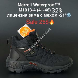 Мужские ботинки Merrell Waterproof™ лицензия зима с мехом -21° M1013-4 KL